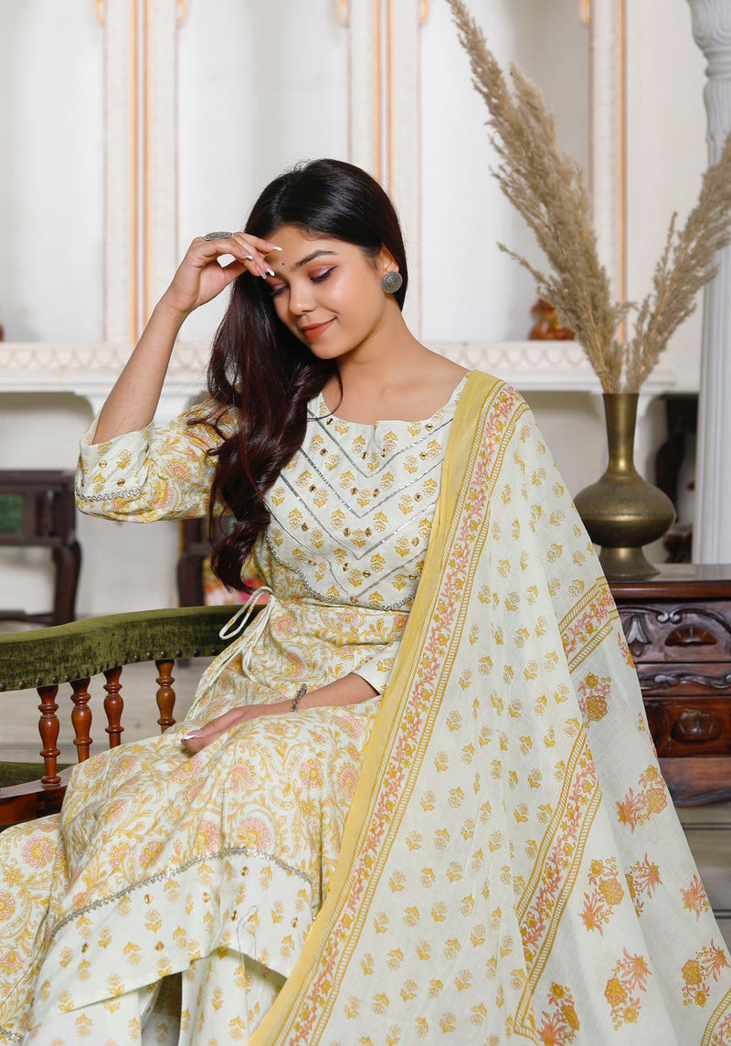 Beautiful Anarkaali Suit With Dupatta