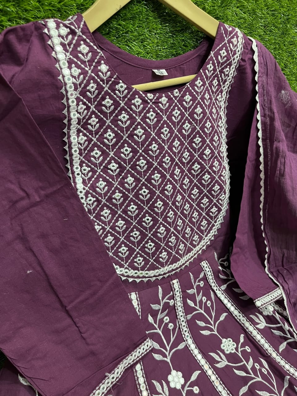 Beautiful Heavy Embroidery Anarkali Suit With Dupatta